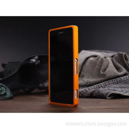 Ultra-thin Aluminum Metal Bumper Frame Cover Hard Case for Sony Xperia Z2 L50W, Factory
